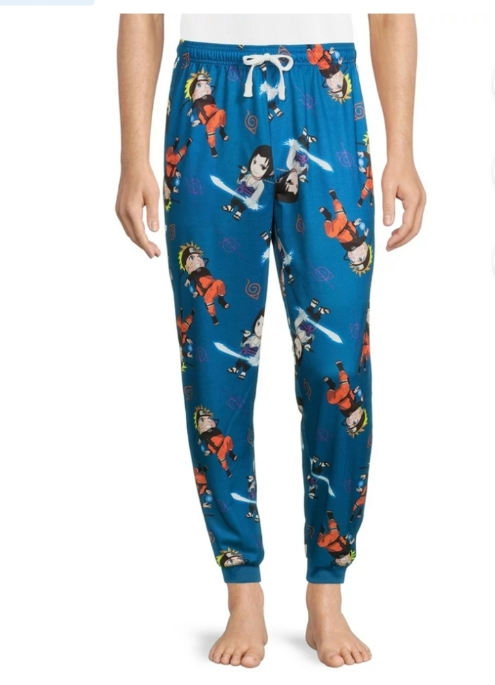 Anime Naruto M 32-34 Men's Jogger Sleep Lounge Pants
